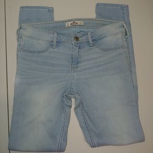 Hollister light wash jean legging